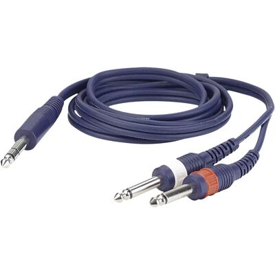 DAP Audio Adapterkabel - 3m - Klinke stereo / 2x Klinke mono DAP Audio Adapterkabel - 3m - Klinke stereo / 2x Klinke mono