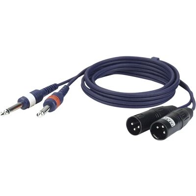 DAP FL44 - 1,5m Mono jack naar XLR mannelijke audioadapter DAP FL44 - 1,5m Mono jack naar XLR mannelijke audioadapter