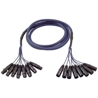 DAP Dap Audio Multicore Studio Kabel - 6m - 8 x XLR DAP Dap Audio Multicore Studio Kabel - 6m - 8 x XLR