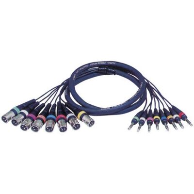 DAP-Audio FL68 - 8 XLR/M 3P auf 8 Klinke Stereo 3 m DAP-Audio FL68 - 8 XLR/M 3P auf 8 Klinke Stereo 3 m