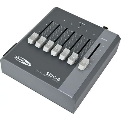Console Showtec SDC-6 - Contrôleur DMX 6 Canaux Console Showtec SDC-6 - Contrôleur DMX 6 Canaux