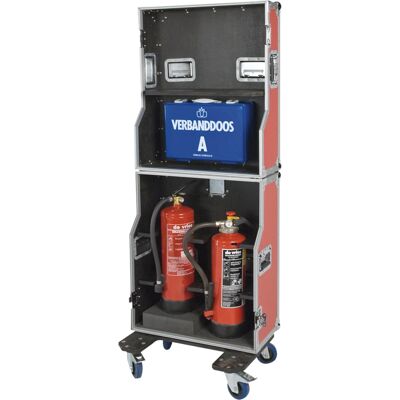 Showgear Emergency Case met uitsparingen voor brandblussers - Noodkoffer Showgear Emergency Case met uitsparingen voor brandblussers - Noodkoffer