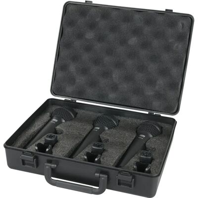DAP Pdm-Pack Mikrofon Set - Dynamische Gesangsmikrofone - 3 Stück DAP Pdm-Pack Mikrofon Set - Dynamische Gesangsmikrofone - 3 Stück