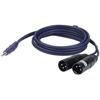 DAP-Audio FL46 - 6m Stereo Mini-Kabel auf 2 XLR/M DAP-Audio FL46 - 6m Stereo Mini-Kabel auf 2 XLR/M