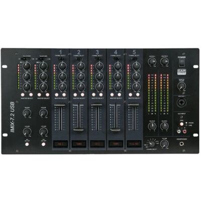DAP Audio IMIX-7.2 USB Fixed Installation Mixer - Audio Mixer for Small Venues DAP Audio IMIX-7.2 USB Fixed Installation Mixer - Audio Mixer for Small Venues