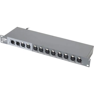 Splitters/Amplificador DMX Showtec DB 1-8 - 8 Canales, Montaje en Rack Splitters/Amplificador DMX Showtec DB 1-8 - 8 Canales, Montaje en Rack