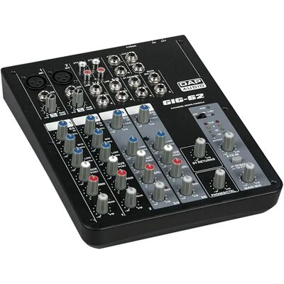 DAP Audio GIG-62 - Mixeur 6 canaux - Compact et léger, idéal pour petits événements - Publicité DAP Audio GIG-62 - Mixeur 6 canaux - Compact et léger, idéal pour petits événements - Publicité