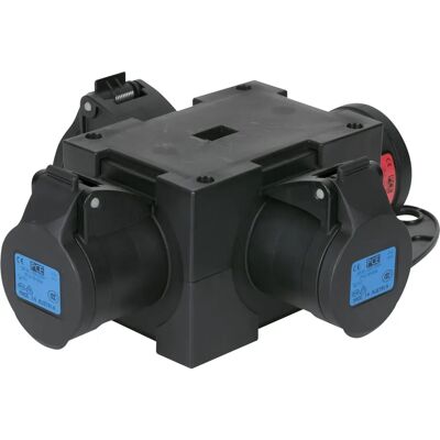 PCE Powersplit 4 CEE 16A - Verdeelstation - IP44 PCE Powersplit 4 CEE 16A - Verdeelstation - IP44