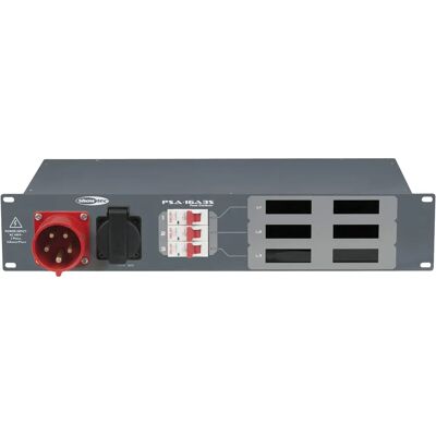 Showgear PSA-16A3S Strømfordeler - 3 uttak, 16A, Schuko Showgear PSA-16A3S Strømfordeler - 3 uttak, 16A, Schuko