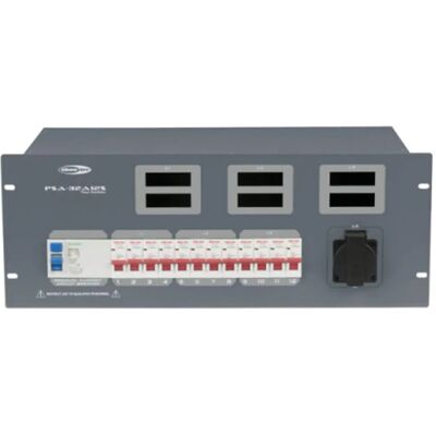 Showgear PSA-32A12S Strømadapter - 12 utganger, 32A 400V Showgear PSA-32A12S Strømadapter - 12 utganger, 32A 400V