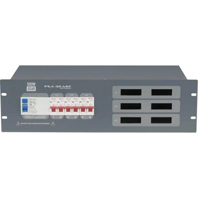 Showgear PSA-32A6C - 6x MCB, CEE - Strømfordeler Showgear PSA-32A6C - 6x MCB, CEE - Strømfordeler