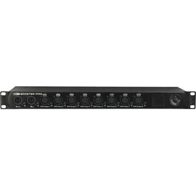 Showtec Pro DMX/RDM Booster - Kompakt, OLED, Isolerte utganger Showtec Pro DMX/RDM Booster - Kompakt, OLED, Isolerte utganger