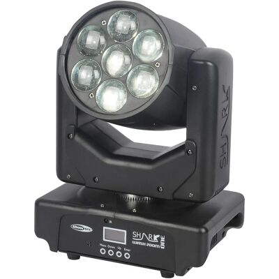 Showtec Shark Zoom Wash One LED Moving Head - Svart - LED Wash Moving Head Showtec Shark Zoom Wash One LED Moving Head - Svart - LED Wash Moving Head