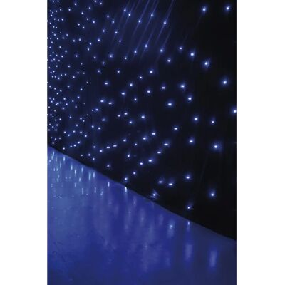 Showtec Showtec Star Dream LED Gordijn - 6x3m, 144 LEDs, Controller Showtec Showtec Star Dream LED Gordijn - 6x3m, 144 LEDs, Controller