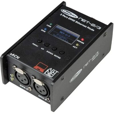 Showtec NET-2/3 Pocket Artnet-Node mit 2 Kanälen, XLR, 3-polig - Lichtsteuerung Showtec NET-2/3 Pocket Artnet-Node mit 2 Kanälen, XLR, 3-polig - Lichtsteuerung