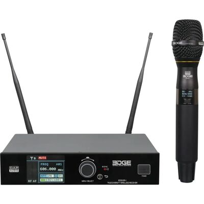 DAP EDGE EHS-1 - Drahtloses Handheld-System - Mikrofon, LCD, 606-668 MHz DAP EDGE EHS-1 - Drahtloses Handheld-System - Mikrofon, LCD, 606-668 MHz