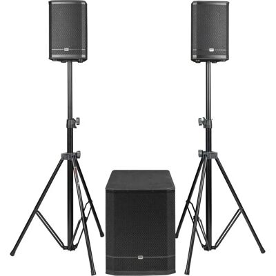 DAP-Audio Pure Club 15 - 15" Sub + 8" Satellites Active - PA System DAP-Audio Pure Club 15 - 15" Sub + 8" Satellites Active - PA System