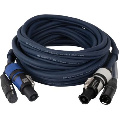 DAP Audio FP-18 Hybridkabel - 6m Powercon & XLR - Licht & Strom DAP Audio FP-18 Hybridkabel - 6m Powercon & XLR - Licht & Strom