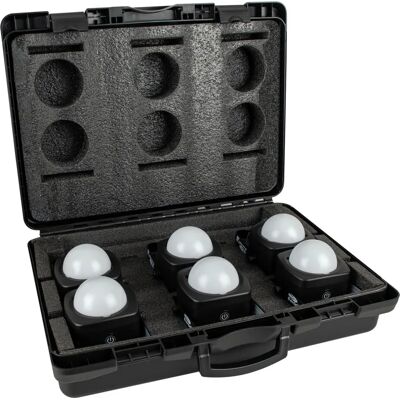 Showtec Case für 6x Event Dot 15 - Schwarz Showtec Case für 6x Event Dot 15 - Schwarz