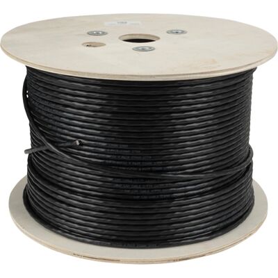 DAP Audio CAT6a U/FTP Lan Cable - 305m, Black - Lan Cable DAP Audio CAT6a U/FTP Lan Cable - 305m, Black - Lan Cable