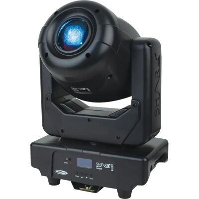 Showtec Merk Shark Spot Two LED Moving Head - 90W, 7 Kleuren Showtec Merk Shark Spot Two LED Moving Head - 90W, 7 Kleuren