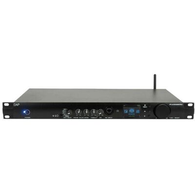 DAP-Audio PA-5500TU Amplificateur 500 W avec DAB+, FM, BT 4.2 & Lecteur réseau - 1U Rack - Publicité DAP-Audio PA-5500TU Amplificateur 500 W avec DAB+, FM, BT 4.2 & Lecteur réseau - 1U Rack - Publicité