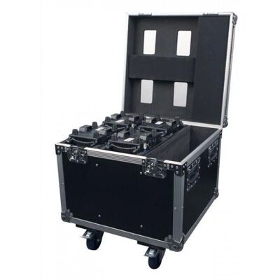 Showtec Shark Wash Zoom Two Flightcase - 4 Gaten Showtec Shark Wash Zoom Two Flightcase - 4 Gaten
