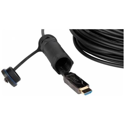 DAP Audio - HDMI 2.1 AOC 8K Fibre - vergoldet - 100 m - HDMI cable DAP Audio - HDMI 2.1 AOC 8K Fibre - vergoldet - 100 m - HDMI cable