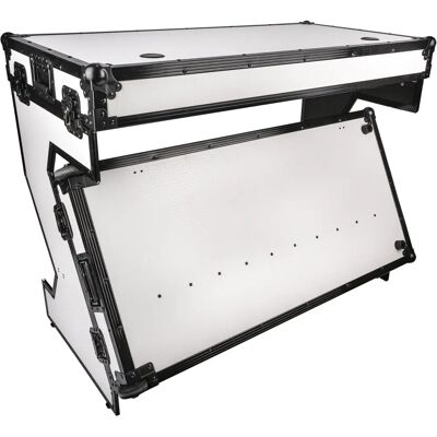 Showgear Tragbarer Z-Form Tisch - Weiß - Tisch/Koffer Showgear Tragbarer Z-Form Tisch - Weiß - Tisch/Koffer