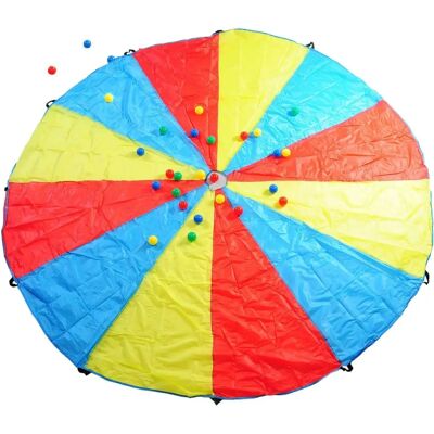 BS Toys Gra Parasolowa - 3 Metry Wielobarwna - Edukacyjna Zabawa BS Toys Gra Parasolowa - 3 Metry Wielobarwna - Edukacyjna Zabawa