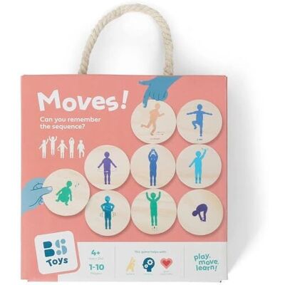 BS Toys Moves Gedächtnisspiel - Fördert Motorik & Gedächtnis BS Toys Moves Gedächtnisspiel - Fördert Motorik & Gedächtnis