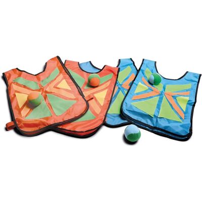 BS Toys Jeu de Ballon avec Gilets à Velcro - Pour Enfants BS Toys Jeu de Ballon avec Gilets à Velcro - Pour Enfants