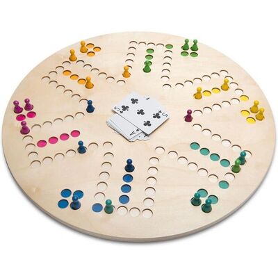 BS Toys Jeu de Plateau en Bois - Tock, Gans et Ludo pour Enfants BS Toys Jeu de Plateau en Bois - Tock, Gans et Ludo pour Enfants