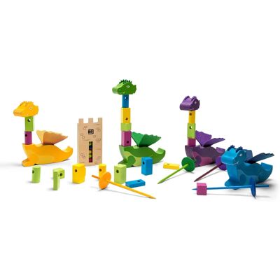 Gra w układanie smoków BS Toys - Edukacyjna zabawa 6+ Gra w układanie smoków BS Toys - Edukacyjna zabawa 6+