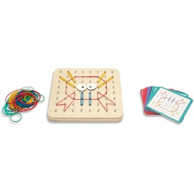 BS Toys Geoboard - Kreatives Lernspiel für Kinder BS Toys Geoboard - Kreatives Lernspiel für Kinder