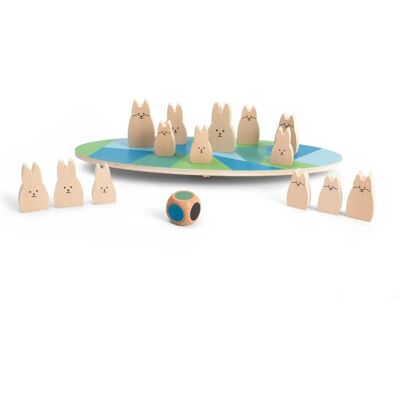 BS Toys Holz-Balance-Spiel - Kaninchen, Mehrfarben BS Toys Holz-Balance-Spiel - Kaninchen, Mehrfarben