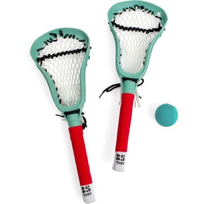 BS Toys Lacrosse-Set - Umweltfreundlich, 3 delar, 8+ BS Toys Lacrosse-Set - Umweltfreundlich, 3 delar, 8+