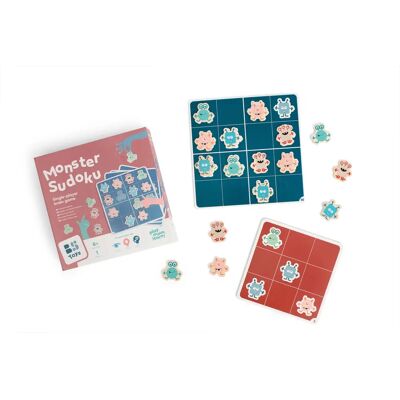 BS Toys GA493 Brettspiel - Logisches Puzzle mit Mehrfarbenmonstern BS Toys GA493 Brettspiel - Logisches Puzzle mit Mehrfarbenmonstern