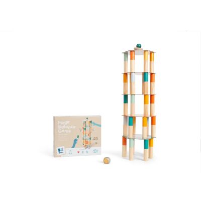 BS Toys GA495 Aktives/Skill Spielzeug - Buntes Holz Stapelspiel BS Toys GA495 Aktives/Skill Spielzeug - Buntes Holz Stapelspiel