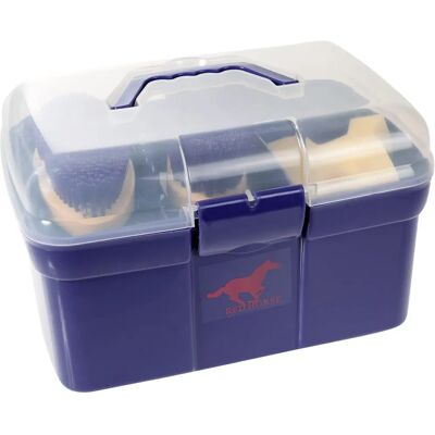 HORKA Grooming Box - Verschiedene - Hauptzopfstreifen - Weiche und harte Körperbürsten - 9 Artikel HORKA Grooming Box - Verschiedene - Hauptzopfstreifen - Weiche und harte Körperbürsten - 9 Artikel