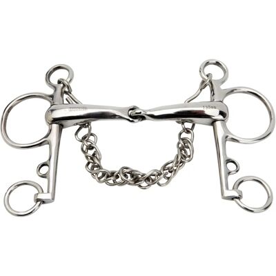 Horka Pelham Ledat Stål - Edelstahl Gebiss - 12,5 cm Pferd Gebiss Horka Pelham Ledat Stål - Edelstahl Gebiss - 12,5 cm Pferd Gebiss