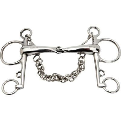 HORKA Silber Gelenkiges Pferdezubehör - 19 mm, 140 mm Backen HORKA Silber Gelenkiges Pferdezubehör - 19 mm, 140 mm Backen
