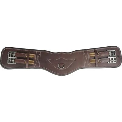 Horka Leder Dressurgurt - Braun/Silber - 70 cm Horka Leder Dressurgurt - Braun/Silber - 70 cm
