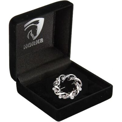 Horka Krone Krawattennadel - Elegantes Schwarz/Silber-Design Horka Krone Krawattennadel - Elegantes Schwarz/Silber-Design