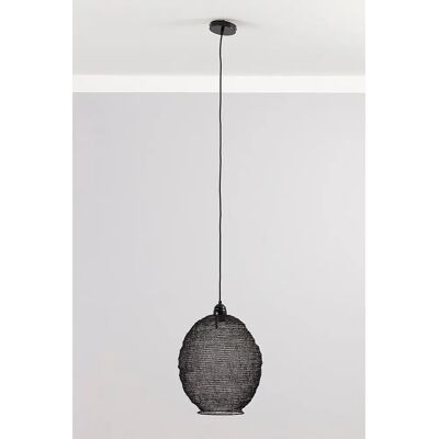 Light&Living Nina Czarna Lampa Wisząca - Nowoczesna - Ø38cm Light&Living Nina Czarna Lampa Wisząca - Nowoczesna - Ø38cm