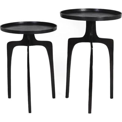Set de Mesas Auxiliares Light & Living - Bronce Oscuro - 2 piezas Set de Mesas Auxiliares Light & Living - Bronce Oscuro - 2 piezas