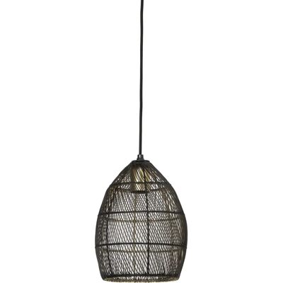Light And Living - Lámpara colgante - Negro - E27 - Un punto de luz - Estilo oriental - Atmósfera exótica Light And Living - Lámpara colgante - Negro - E27 - Un punto de luz - Estilo oriental - Atmósfera exótica