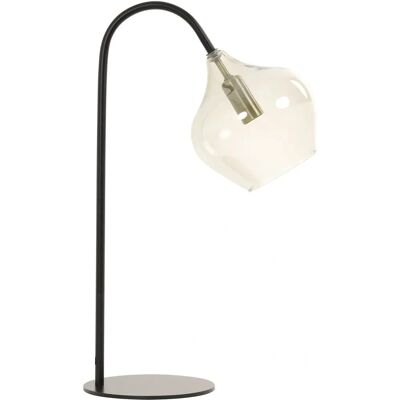 Light & Living Rakel - Lámpara de mesa negra - E14, 28x17x50.5 cm Light & Living Rakel - Lámpara de mesa negra - E14, 28x17x50.5 cm