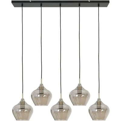 Lámpara colgante Light & Living Rakel - Bronce - Altura ajustable - Moderna Lámpara colgante Light & Living Rakel - Bronce - Altura ajustable - Moderna