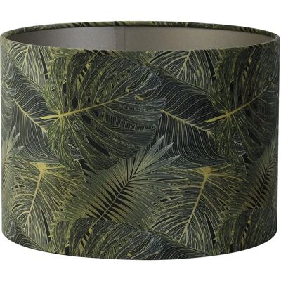 Light and Living - Pantalla de lámpara cilíndrica - Verde - E27 - 40x40x3cm - Estilo campestre Light and Living - Pantalla de lámpara cilíndrica - Verde - E27 - 40x40x3cm - Estilo campestre